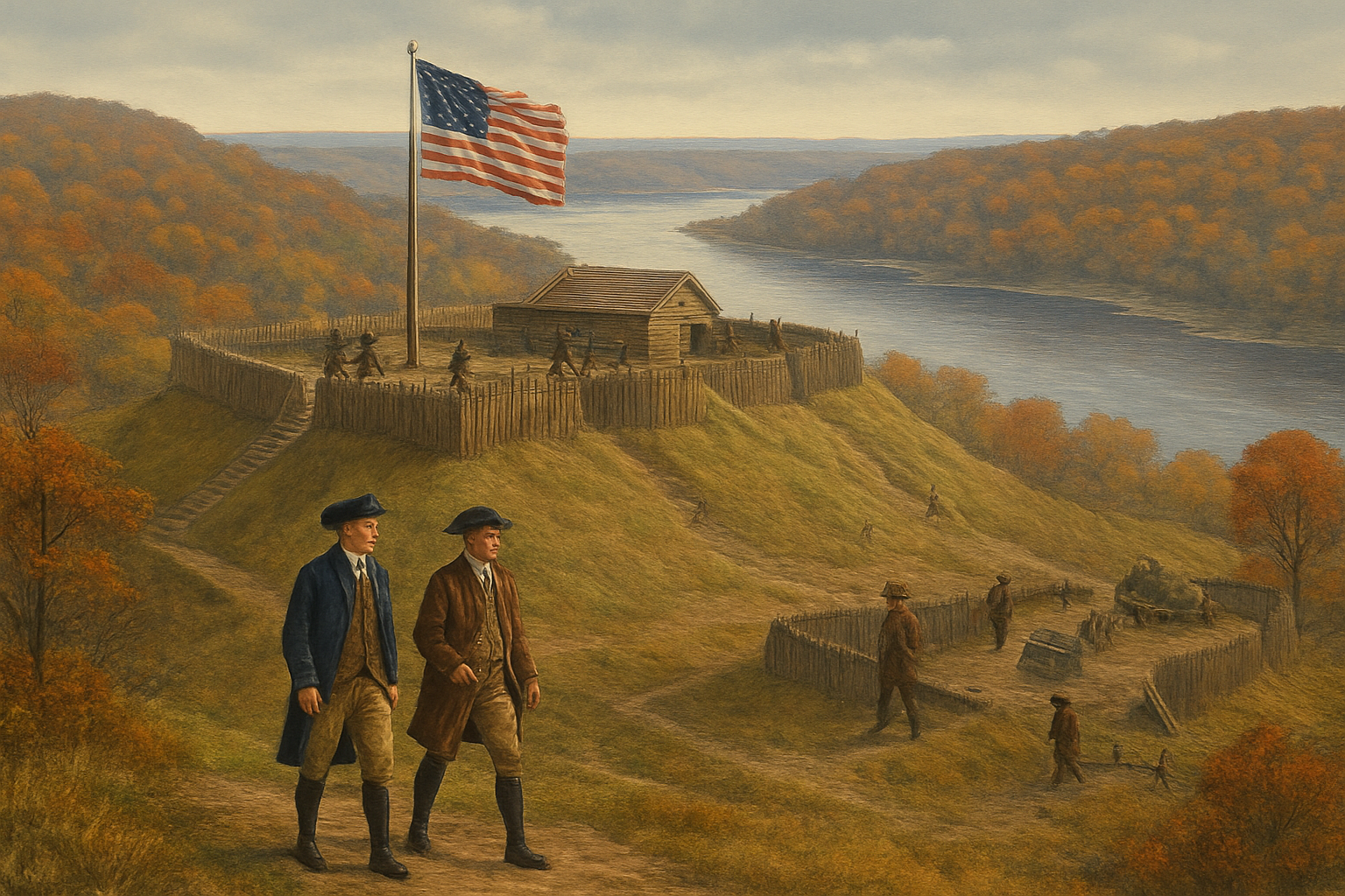 AI-generated historical illustration related to Saratoga: The Victory That Helped Bring France into the War