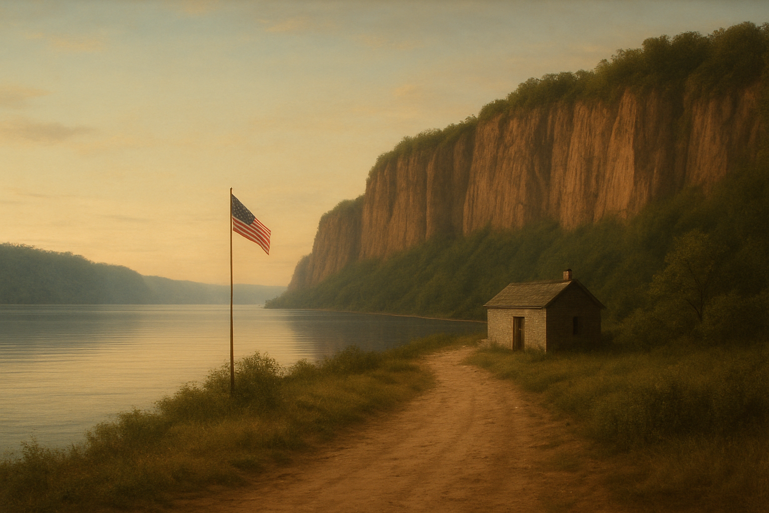 AI-generated historical illustration related to The Duel Between Hamilton and Burr
