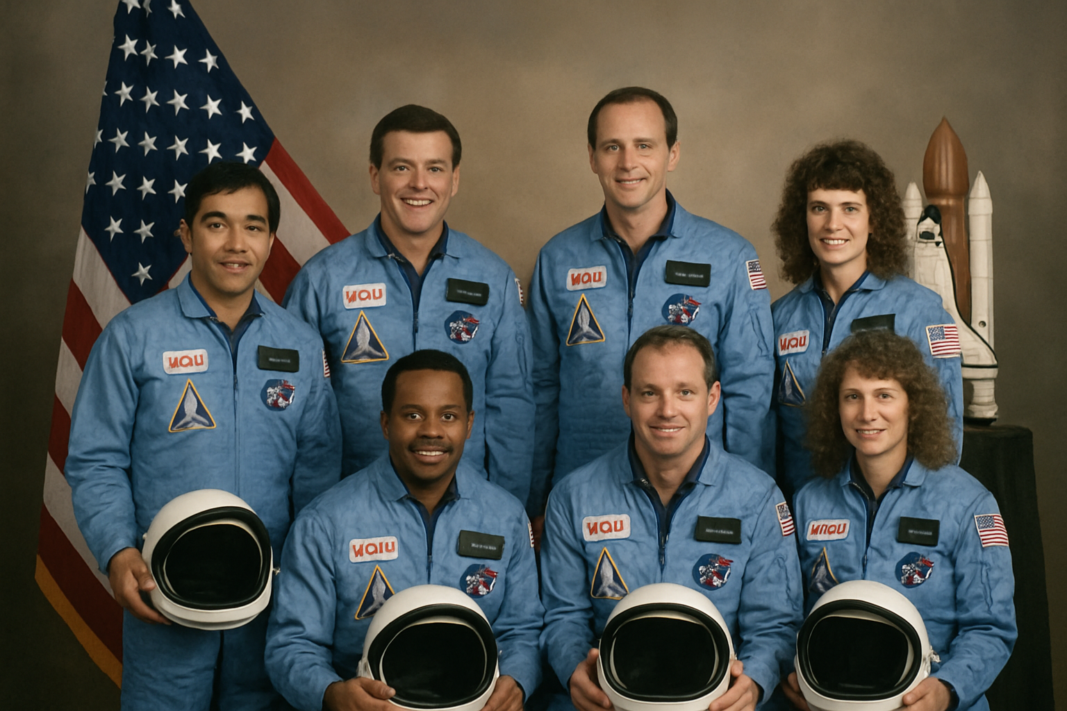 AI-generated historical illustration related to The Challenger Disaster: 73 Seconds After Liftoff