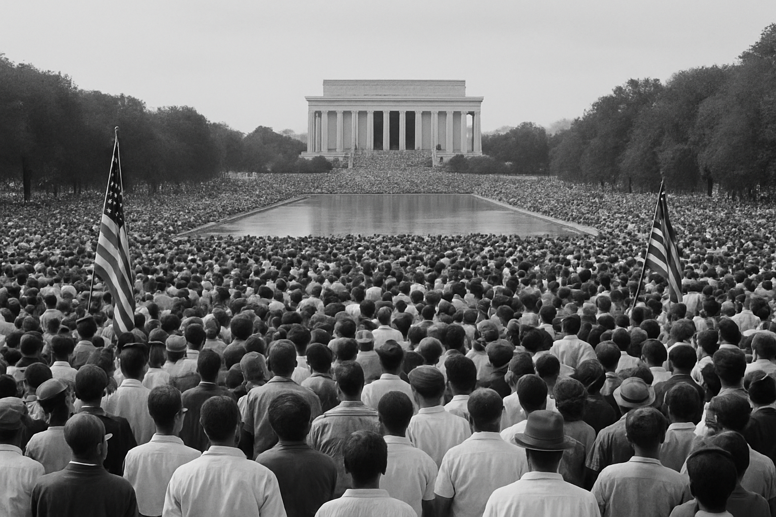 AI-generated historical illustration related to Martin Luther King Jr. and the Movement That Changed America