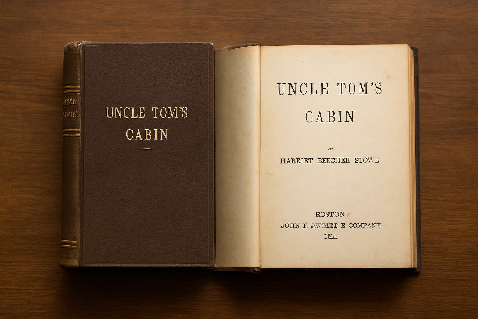 AI-generated historical illustration related to How Uncle Tom’s Cabin Entered the Slavery Debate