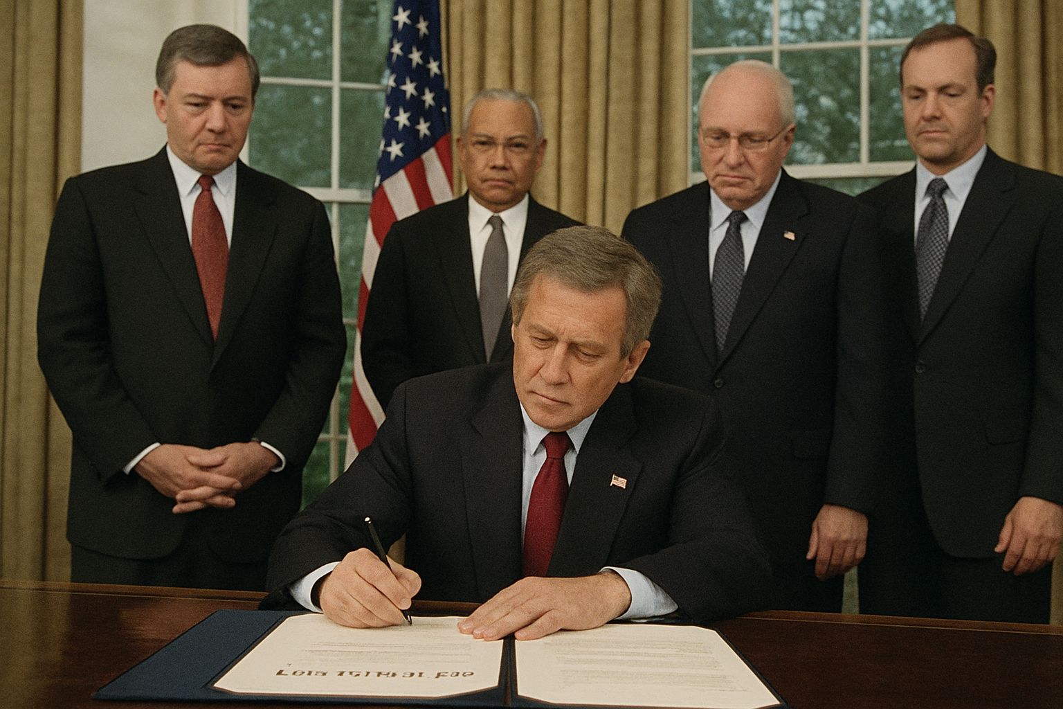 AI-generated historical illustration related to The Patriot Act: How 9/11 Changed American Law