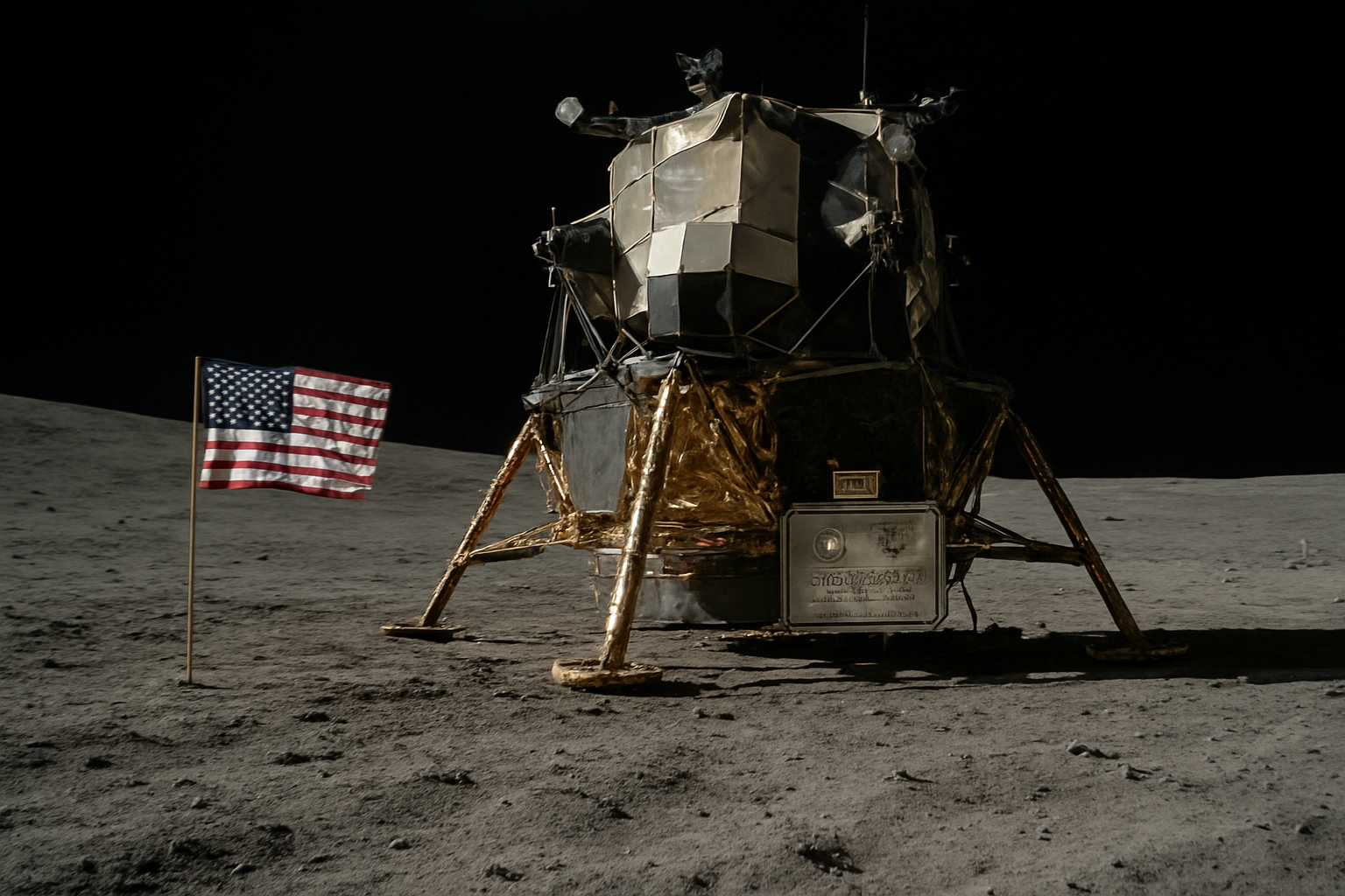 AI-generated historical illustration related to The Moon Landing: Why Apollo 11 Mattered to the Entire World
