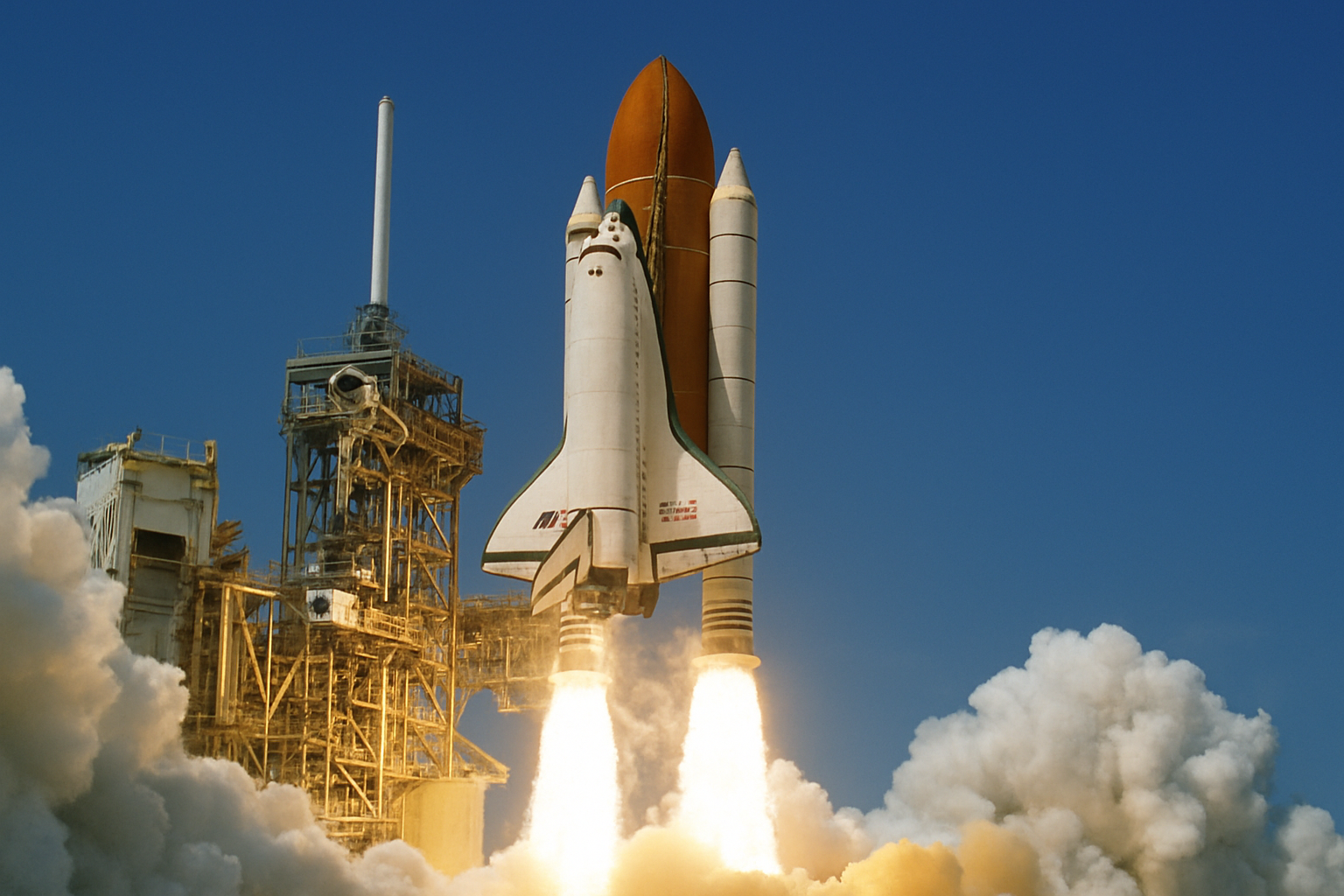 AI-generated historical illustration related to The Space Shuttle Columbia Disaster